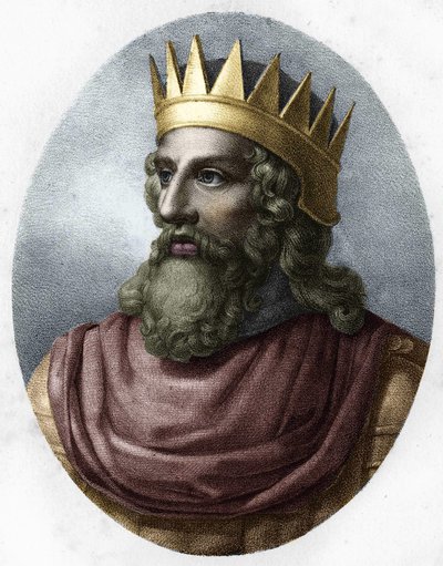 Ritratto di Merovech (ca. 448-ca. 458) da Unknown artist