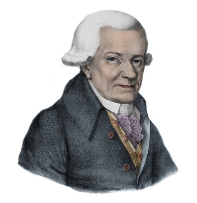 Ritratto di Michael Haydn 1737-1806, fratello di Franz Josef Haydn da Unknown artist