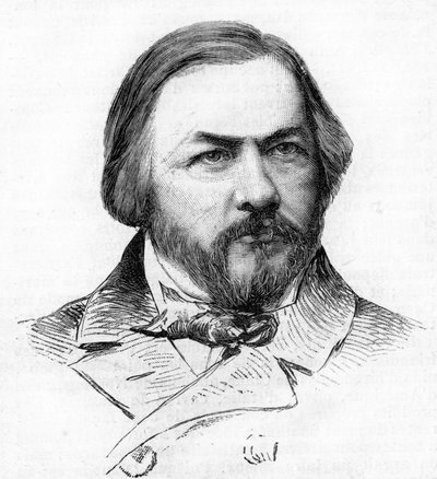 Ritratto di Michail Glinka (1804-1857), compositore russo. da Unknown artist