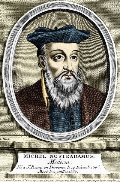 Ritratto di Michel Nostradamus, medico e astrologo da Unknown artist