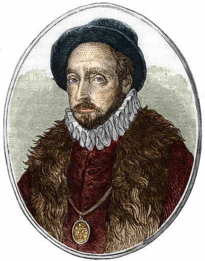 Ritratto di Michel de Montaigne (1533-1592), scrittore francese da Unknown artist
