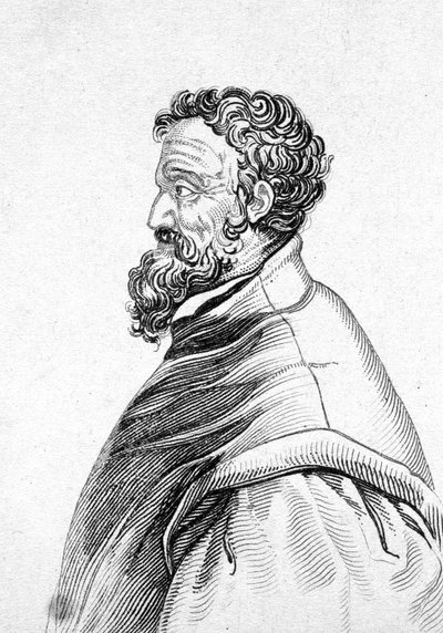 Ritratto di Michelangelo Buonarroti detto Michelangelo da Unknown artist