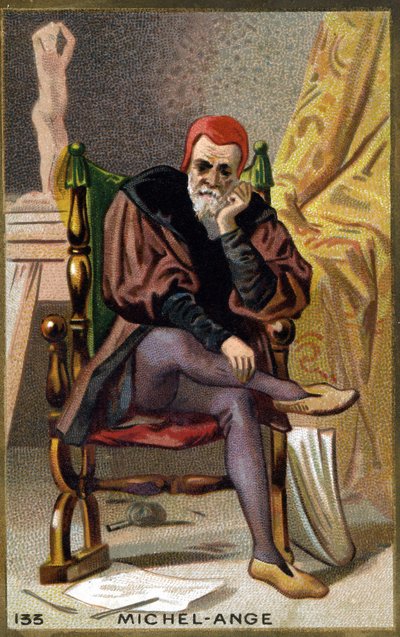 Ritratto di Michelangelo Buonarroti detto Michelangelo da Unknown artist