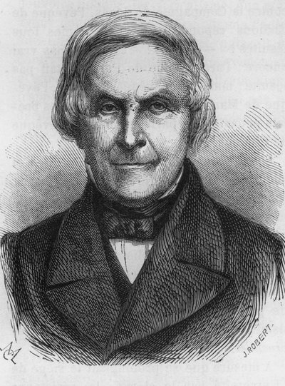 Ritratto di Michelet, storico e scrittore francese (1798 - 1874) da Unknown artist