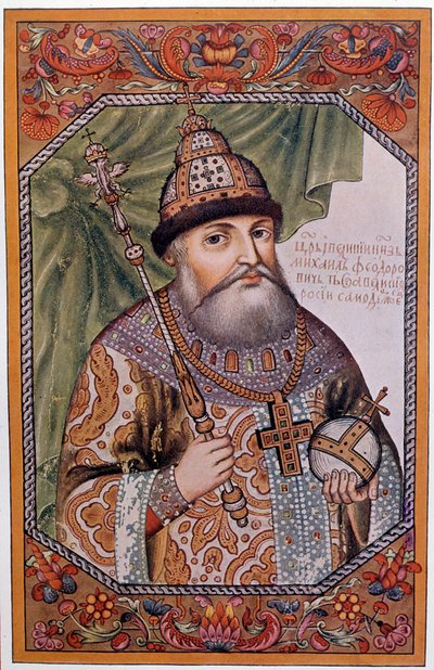 Ritratto di Mikhail I Romanov (1591-1645), zar di Russia da Unknown artist