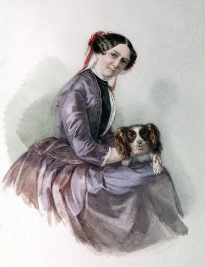 Ritratto di Minna Wagner, moglie di Richard Wagner, Museo Wagner Bayreuth da Unknown artist