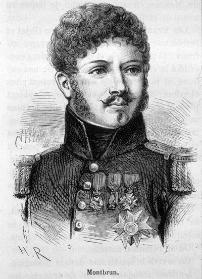 Ritratto di Montbrun. Incisione della fine del XIX secolo in "Histoire de France" di H. Martin. da Unknown artist
