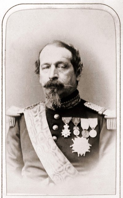 Ritratto di Napoleone III. Fotografia del XIX secolo da Unknown artist