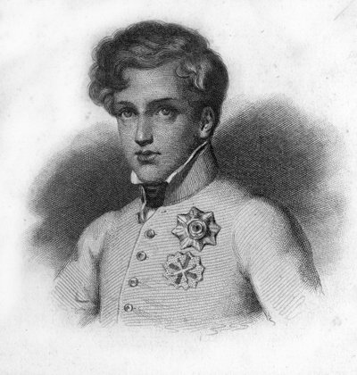 Ritratto di Napoleone II, figlio di Napoleone I, Duca di Reichstadt (1811-1832) da Unknown artist