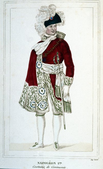 Ritratto di Napoleone I (1769 - 1821) in abito cerimoniale. da Unknown artist