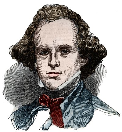 Ritratto di Nathaniel Hawthorne (1804-1864), scrittore americano da Unknown artist