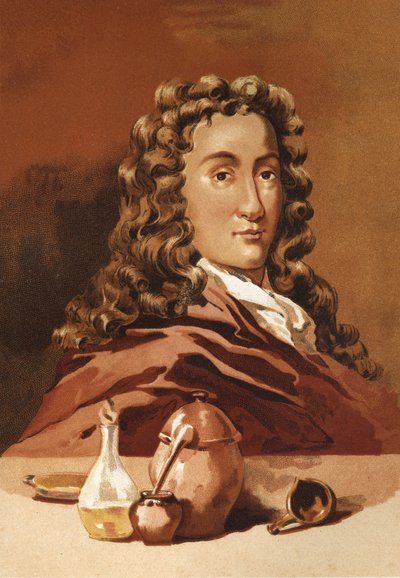 Ritratto di Nicolas Lémery, farmacista e chimico francese (Rouen) da Unknown artist