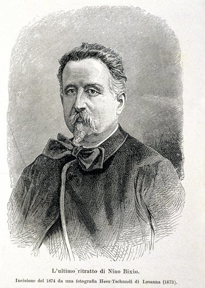 Ritratto di Nino Bixio (1821-1873) politico italiano da Unknown artist