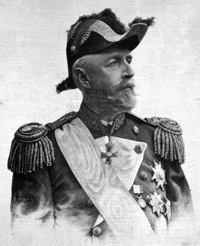 Ritratto di Oscar II, re di Svezia e Norvegia da Unknown artist