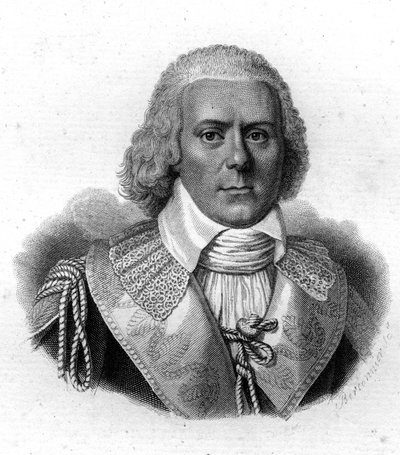 Ritratto di Paul de Barras (1755-1829), politico francese, incisione del XIX secolo da Unknown artist