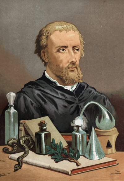 Ritratto di Philippus Aureolus Theophrastus Bombastus von Hohenheim Paracelsus da Unknown artist