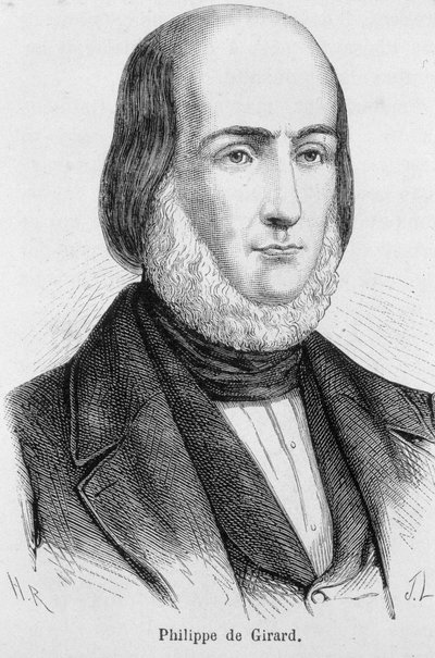 Ritratto di Philippe de Girard, inventore e industriale francese (1775 - 1845) da Unknown artist