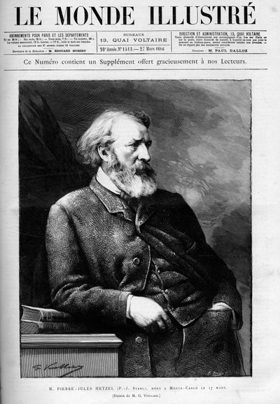 Ritratto di Pierre-Jules Hetzel da Unknown artist