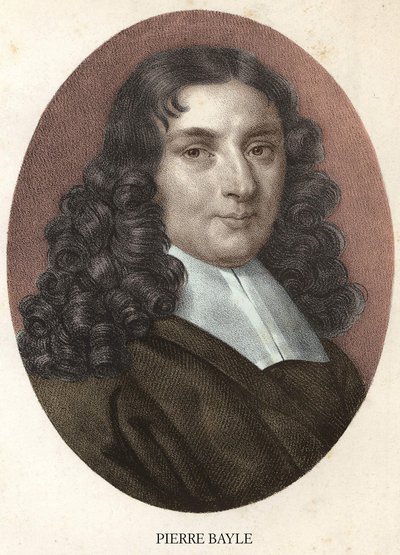 Ritratto di Pierre Bayle filosofo e scrittore francese (1647-1706) da Unknown artist
