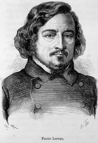 Ritratto di Pierre Leroux, filosofo, pubblicista e politico francese (1797 - 1871) da Unknown artist