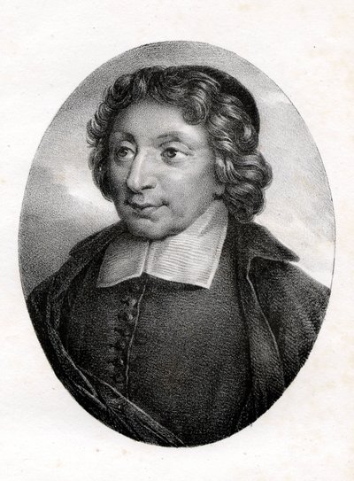 Ritratto di Pierre Nicole (1625-1695), ardente difensore del giansenismo da un dipinto del Port Royal da Unknown artist