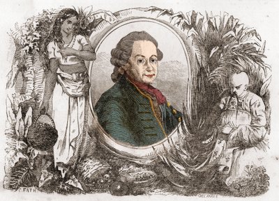 Ritratto di Pierre Poivre (1719-1786), amministratore coloniale e agronomo francese da Unknown artist