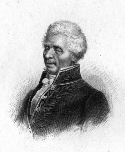 Ritratto di Pierre Simon, Marchese de Laplace, astronomo (1749-1827), incisione del 1833 da Unknown artist