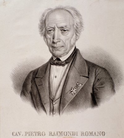 Ritratto di Pietro Raimondi (incisione) da Unknown artist