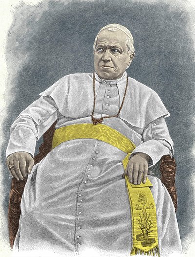 Ritratto di Pio IX (1792-1878), 253º Papa (1846-1878) da Unknown artist