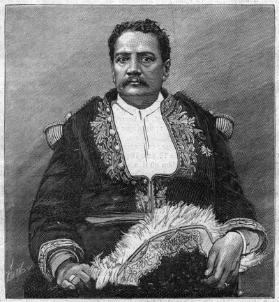 Ritratto di Pomare V (1839 - 1891) l