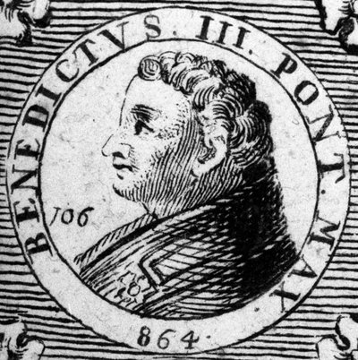 Ritratto di Papa Benedetto III da Unknown artist