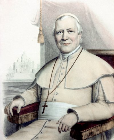 Ritratto di Papa Pio IX (Giovanni Maria Mastai Ferretti) da Unknown artist