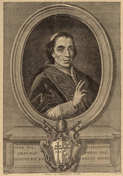 Ritratto di Papa Pio VII (1742-1823) da Unknown artist