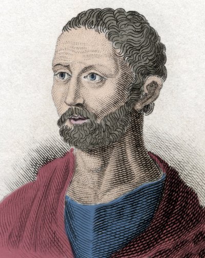Ritratto di Posidonio filosofo stoico greco (135-51 a.C.) da Unknown artist