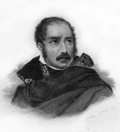 Ritratto del Principe Eugenio de Beauharnais (1781-1824, figlio di Alexandre de Beauharnais e Josephine) - incisione da Unknown artist