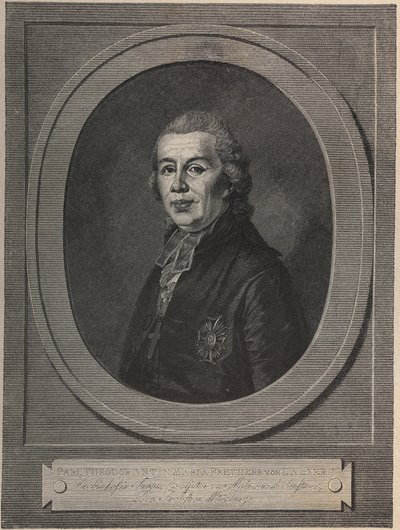 Ritratto del Principe Karl Theodor von Dalberg (1744-1817), arcivescovo e statista, scrittore e filosofo da Unknown artist