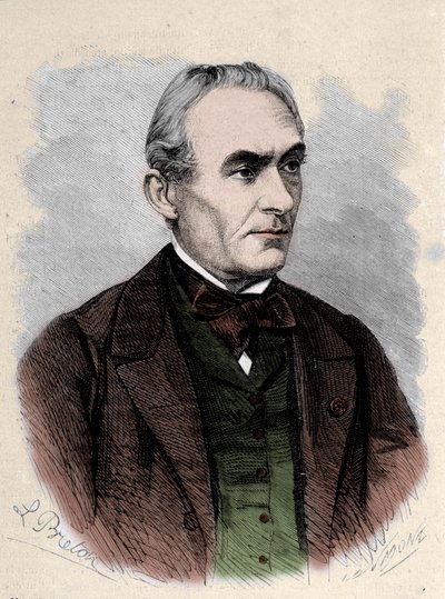 Ritratto di Prosper Merimee, scrittore francese (1803-1870) da Unknown artist
