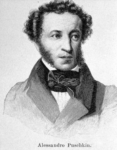Ritratto di Puškin (1799 - 1837) da Unknown artist