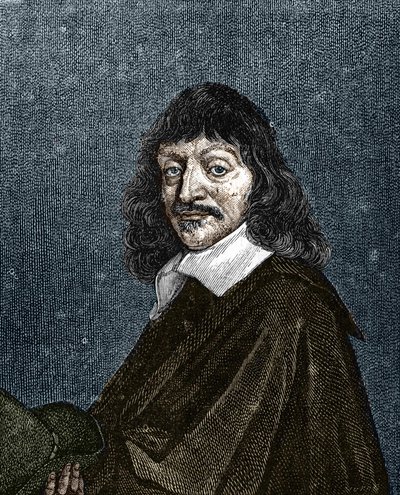 Ritratto di René Descartes. 1596-1650 da Unknown artist