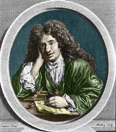 Ritratto di Richard Delalande, sovrintendente della Musica del Re; nato il 15 dicembre 1657 a Parigi; morto il 18 gennaio 1726. da Unknown artist