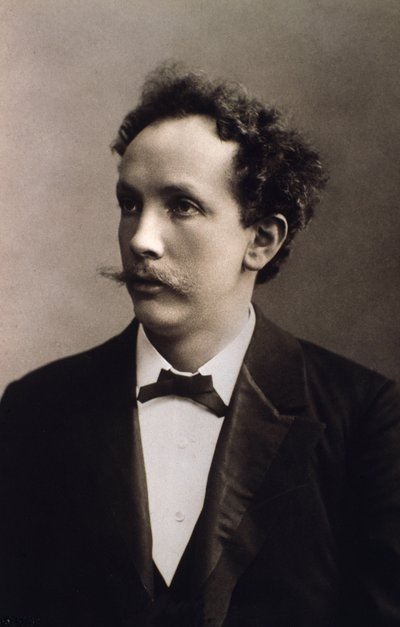 Ritratto di Richard Strauss (foto in b/n) da Unknown artist