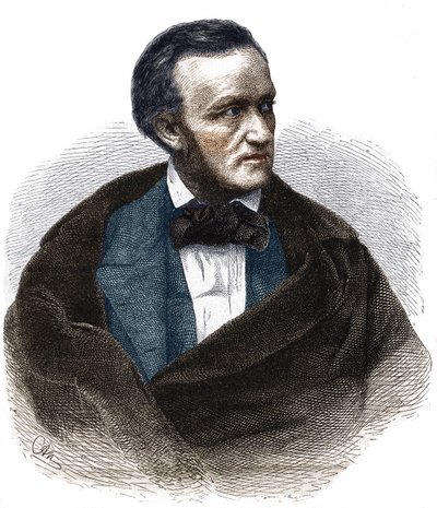 Ritratto di Richard Wagner (1813 - 1883). da Unknown artist