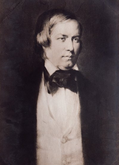 Ritratto di Robert Schumann (incisione) da Unknown artist