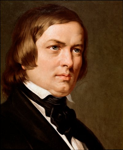 Ritratto di Robert Schumann, compositore tedesco da Unknown artist