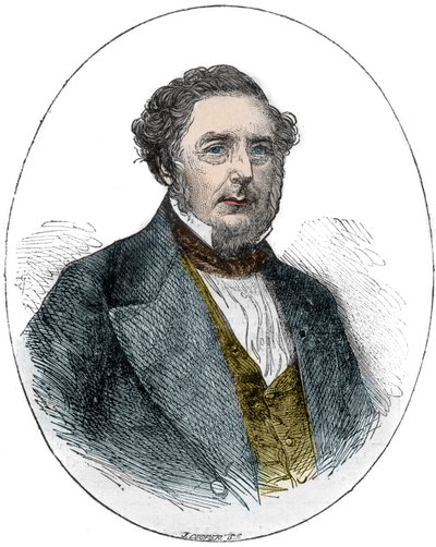 Ritratto di Robert Stephenson, ingegnere meccanico e civile inglese (1803-1859) da Unknown artist