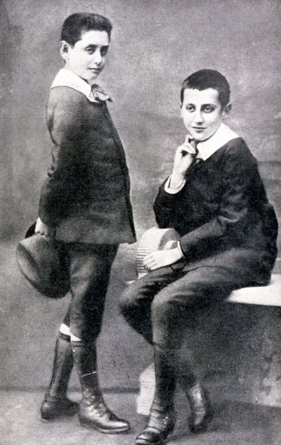Ritratto di Robert e Marcel Proust, s.d. ca. 1885 da Unknown artist