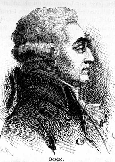 Ritratto di Romain Deseze o De Seze (1748-1828), avvocato di Luigi XVI durante il suo processo da Unknown artist
