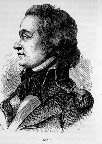 Ritratto di Ronsin, scrittore e generale francese (1752 - 1794) da Unknown artist