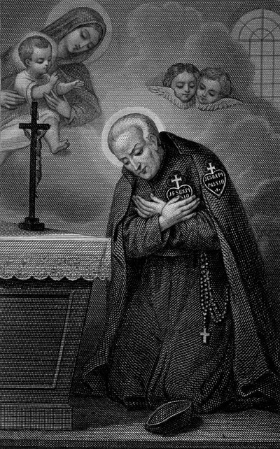 Ritratto di San Paolo della Croce, incisione del XIX secolo da Unknown artist