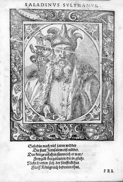 Ritratto di Saladino (1138-1193) da Unknown artist